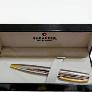 Sheaffer 300 Silver Gold Tone Pen